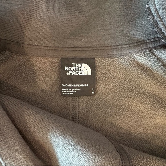 The North Face Canyonlands 1/4 zip fleece pullover, dark heather gray, large - Picture 5 of 5